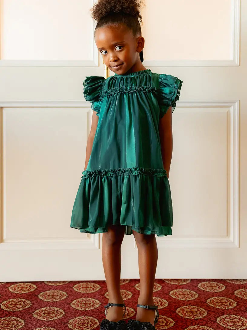 Mini Peridot Dress in Green