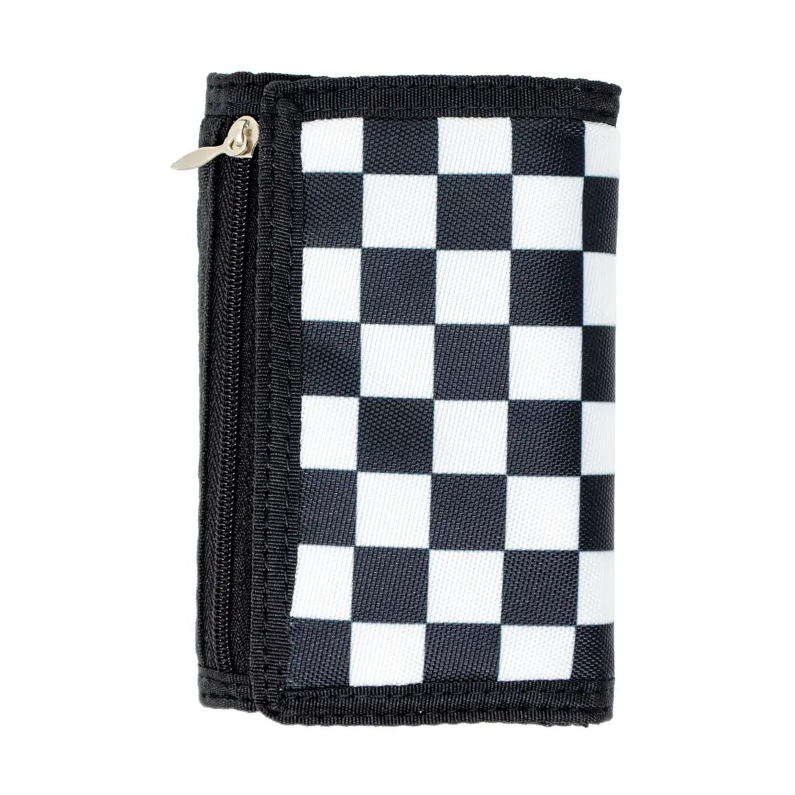 Black Checkered Wallet