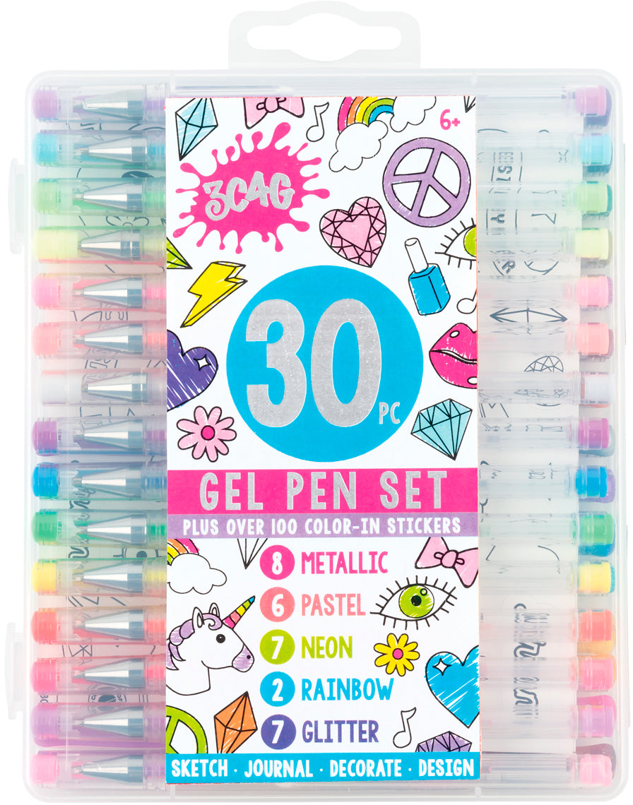 Gel Pen Set (30 piece)