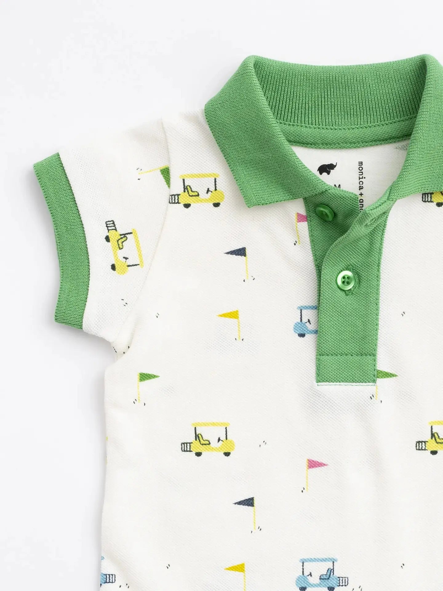 Polo Romper - Little Caddies