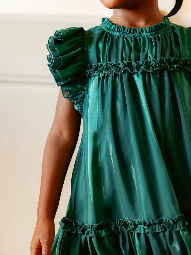 Mini Peridot Dress in Green