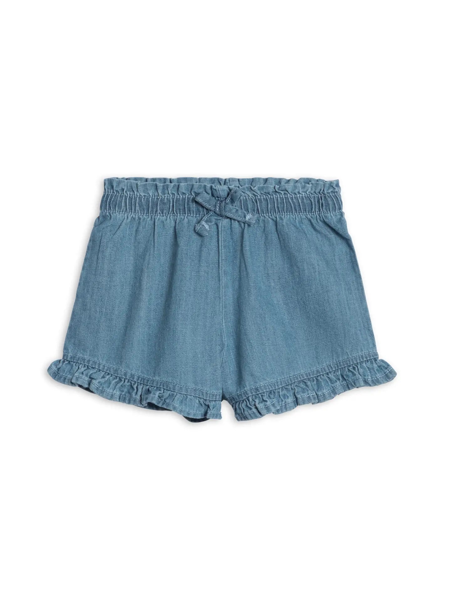 Callie Chambray Ruffle Waist Short