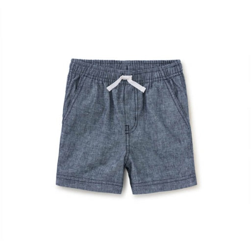 CHAMBRAY SPORT SHORTS