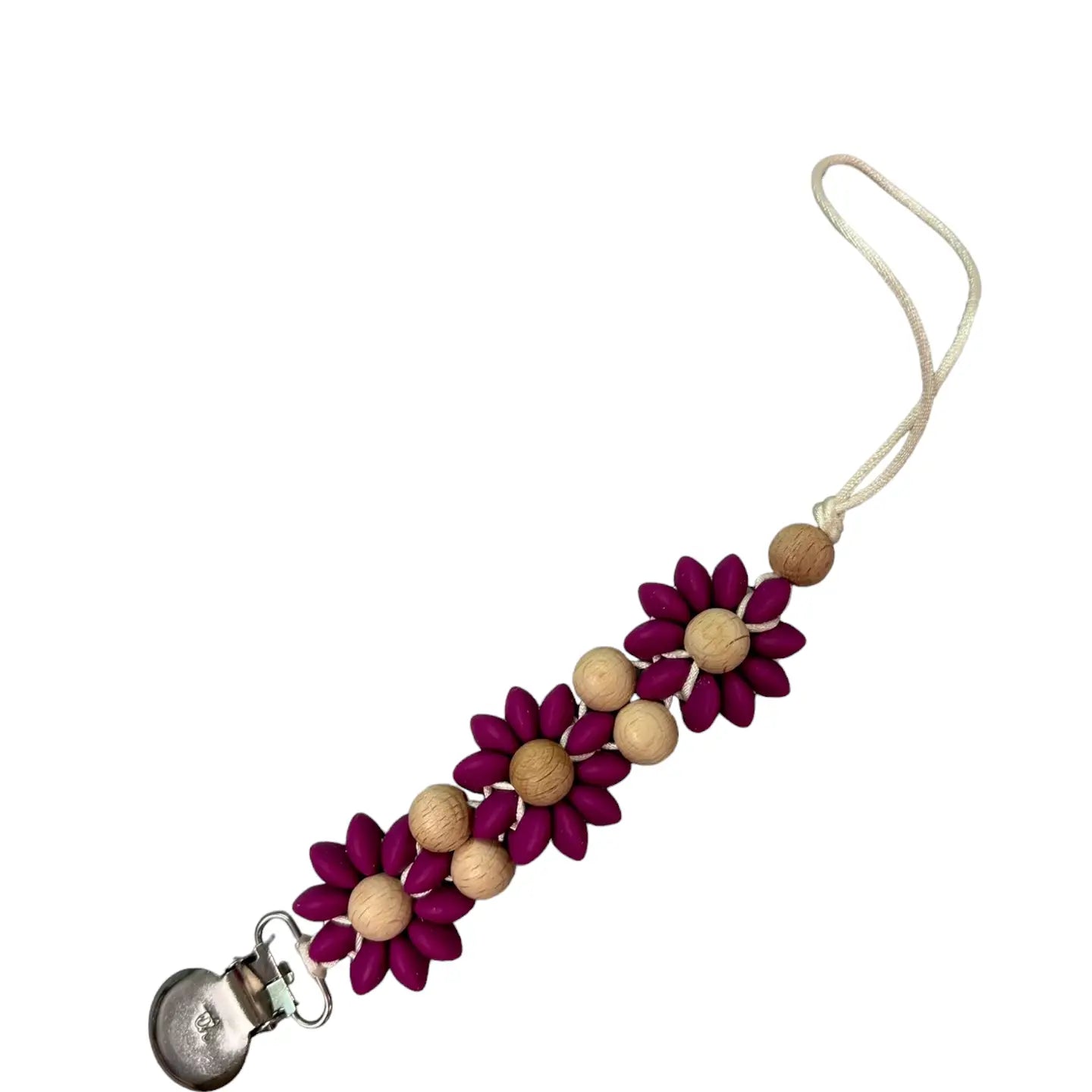 Flower Pacifier Clip