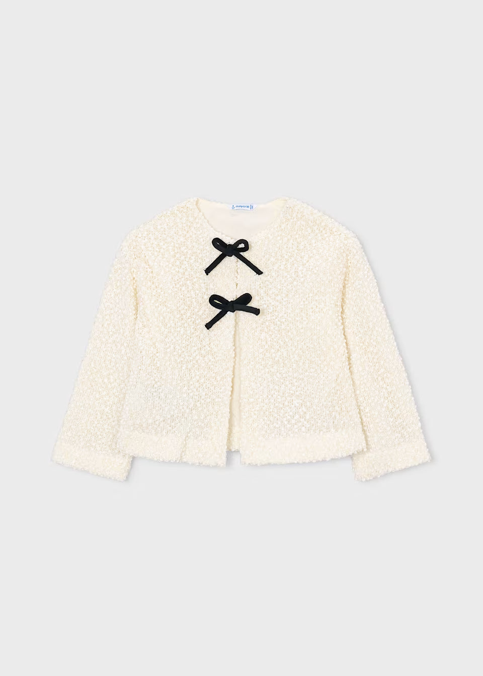 Cream and Black Leggings and Jacket Set