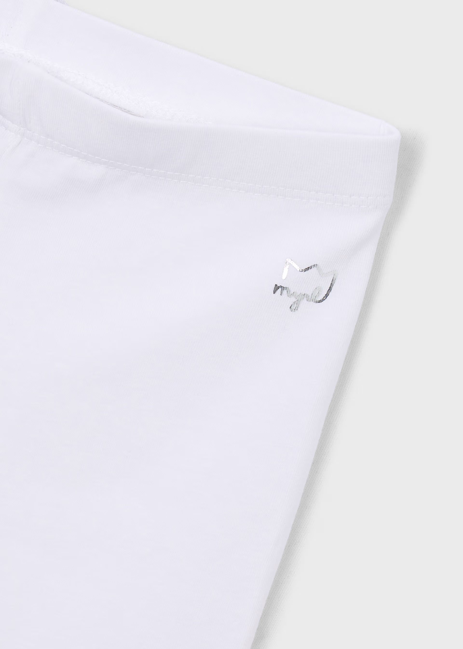 White Hide-ee Bike Shorts