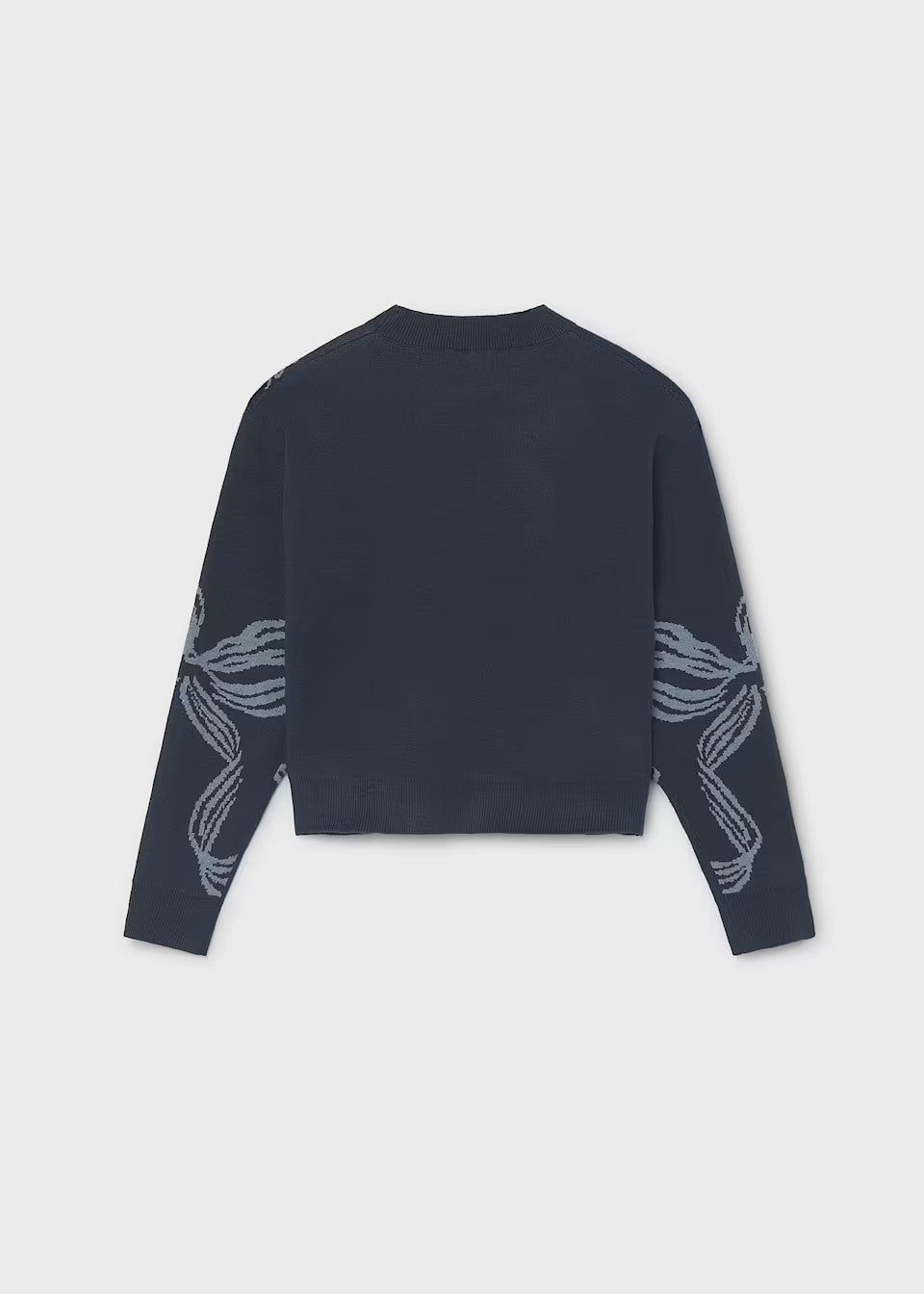 Navy Bow Detail Sweater