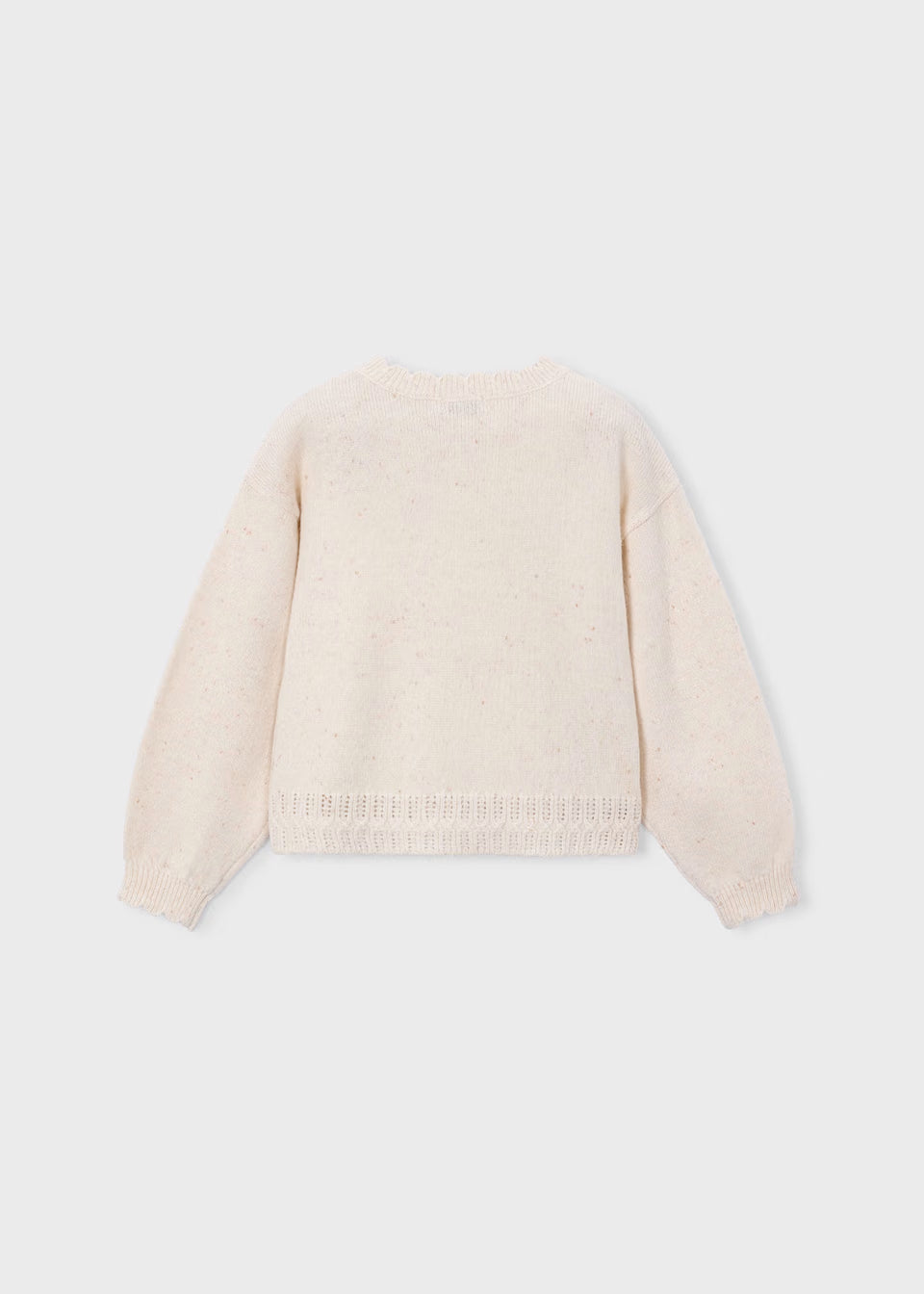 Puppy Scallop Neck Sweater and Pant Set