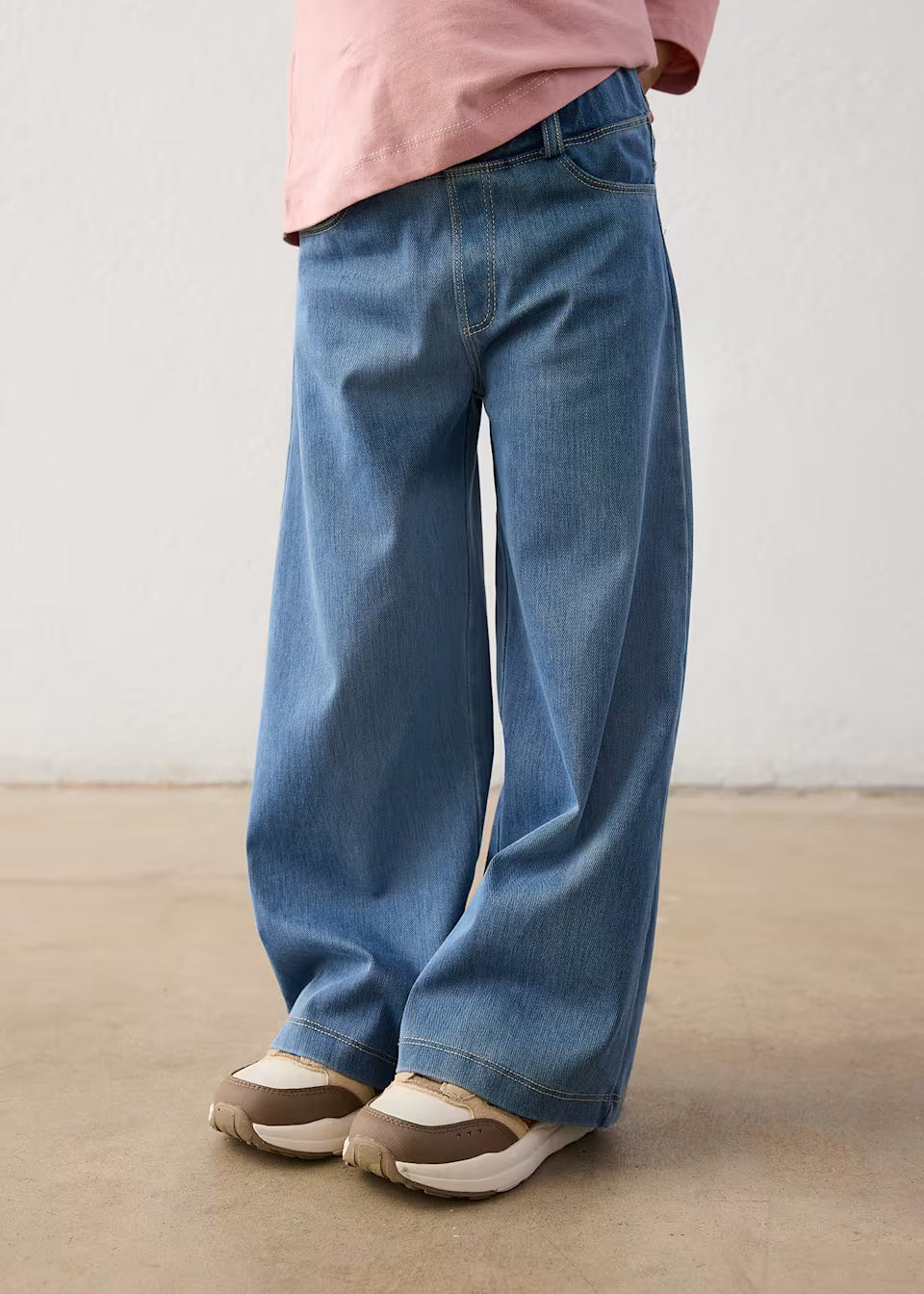 Stretchy Denim Trousers