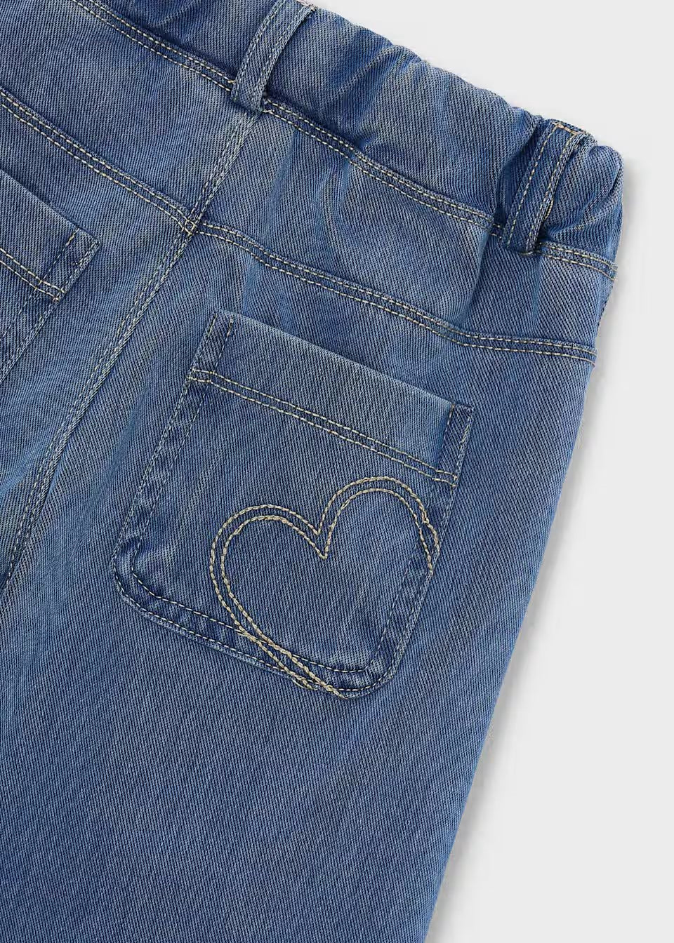 Stretchy Denim Trousers