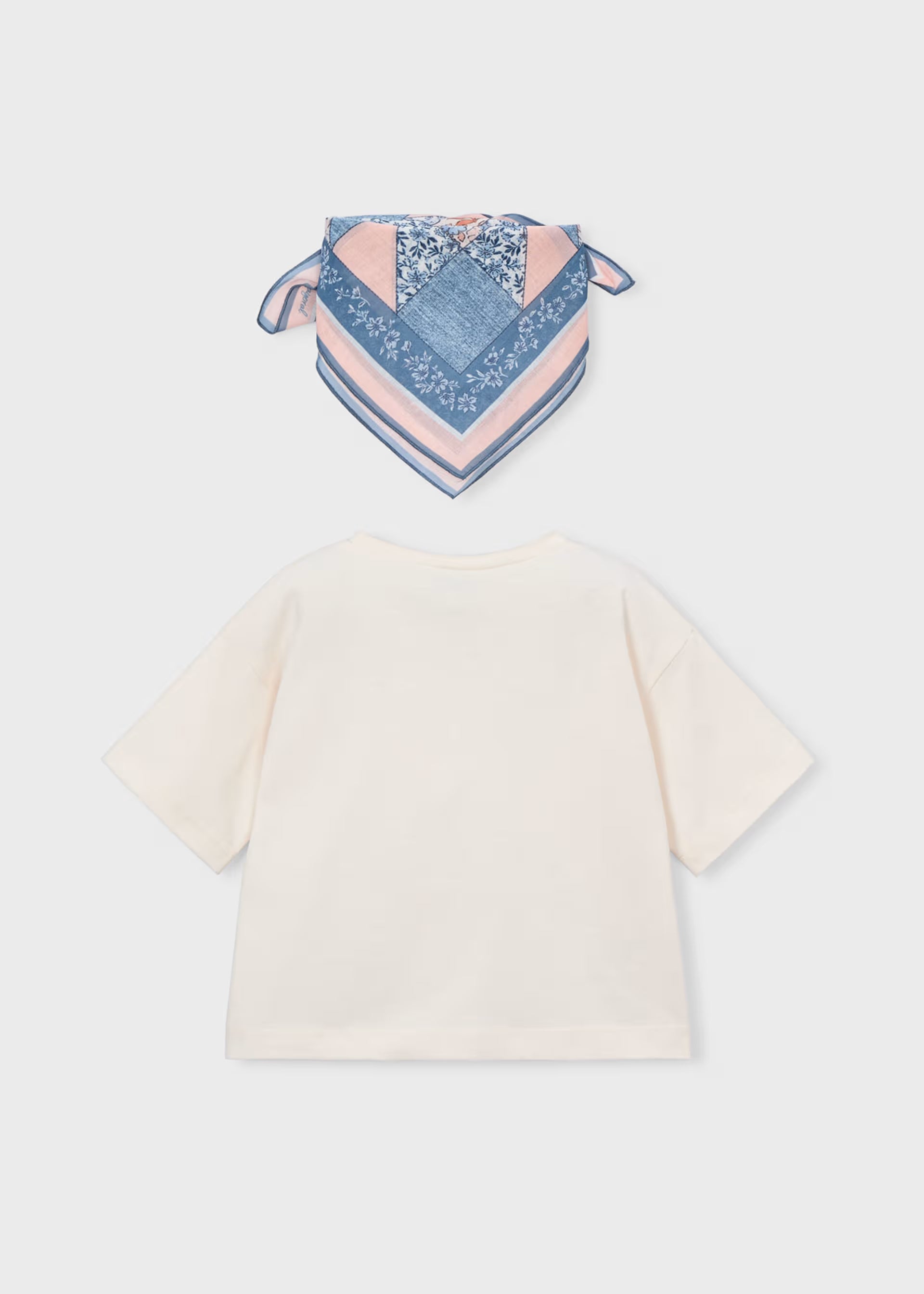 Ivory Born Lucky Horseshoe Tee & Scarf