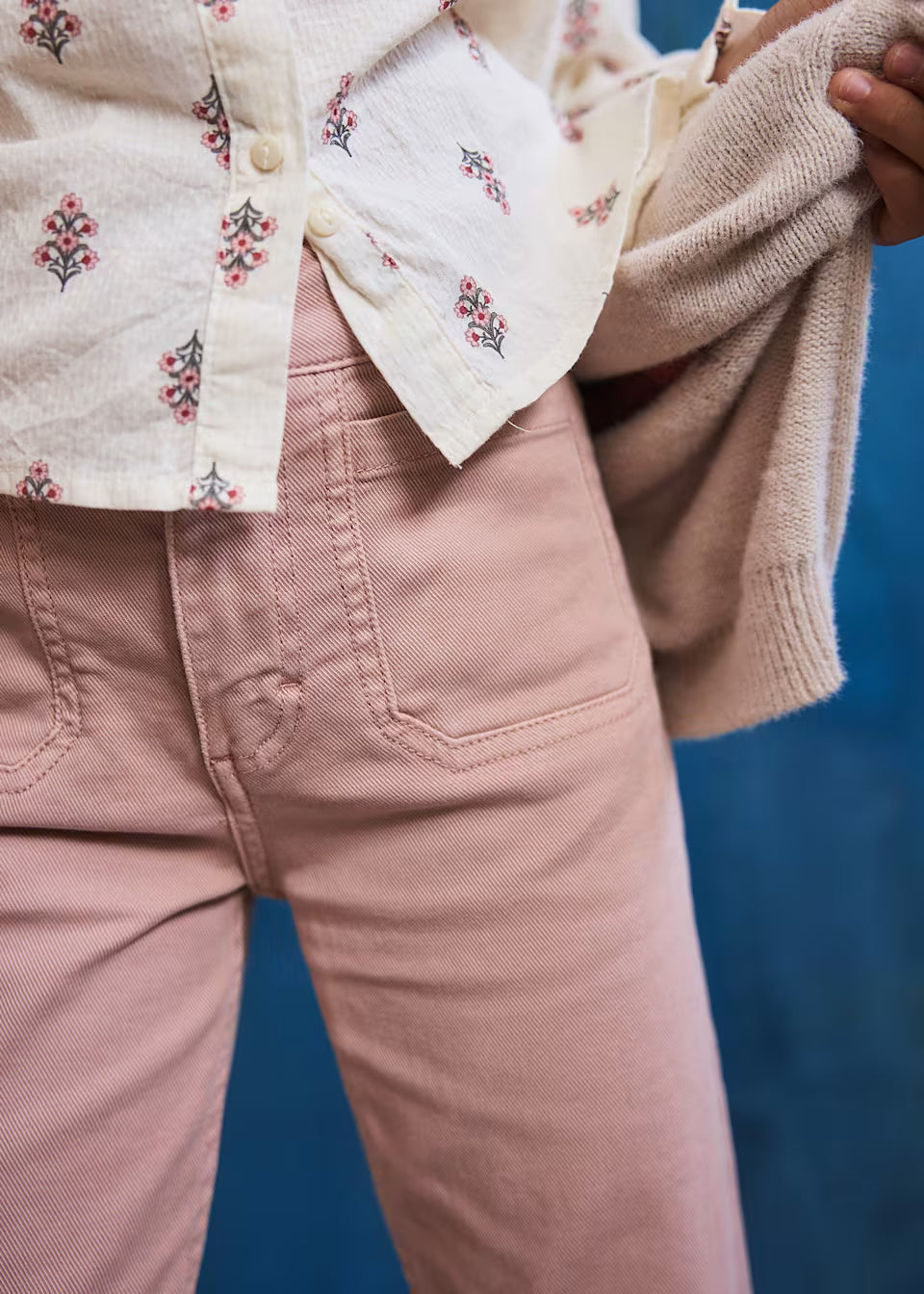 Blush Flare Jeans