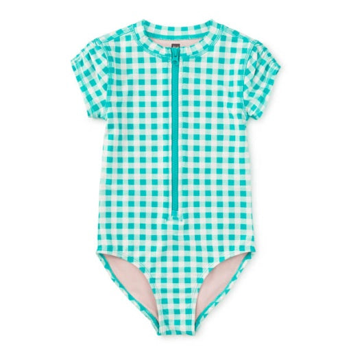 RASH GUARD ONE-PIECE SWIMSUIT