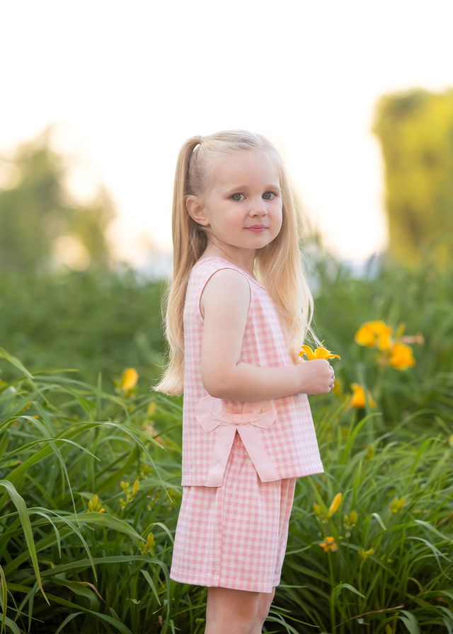 PINK PLAID PERFECTION 2 PC SET