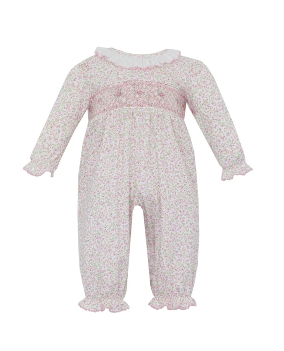 Harper Tiny Pink Floral Footie