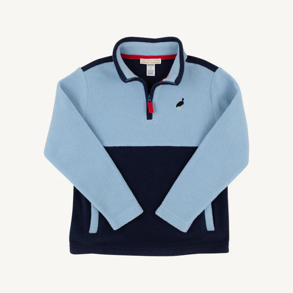 TBBC Hayward Half Zip Fleece Barrington Blue