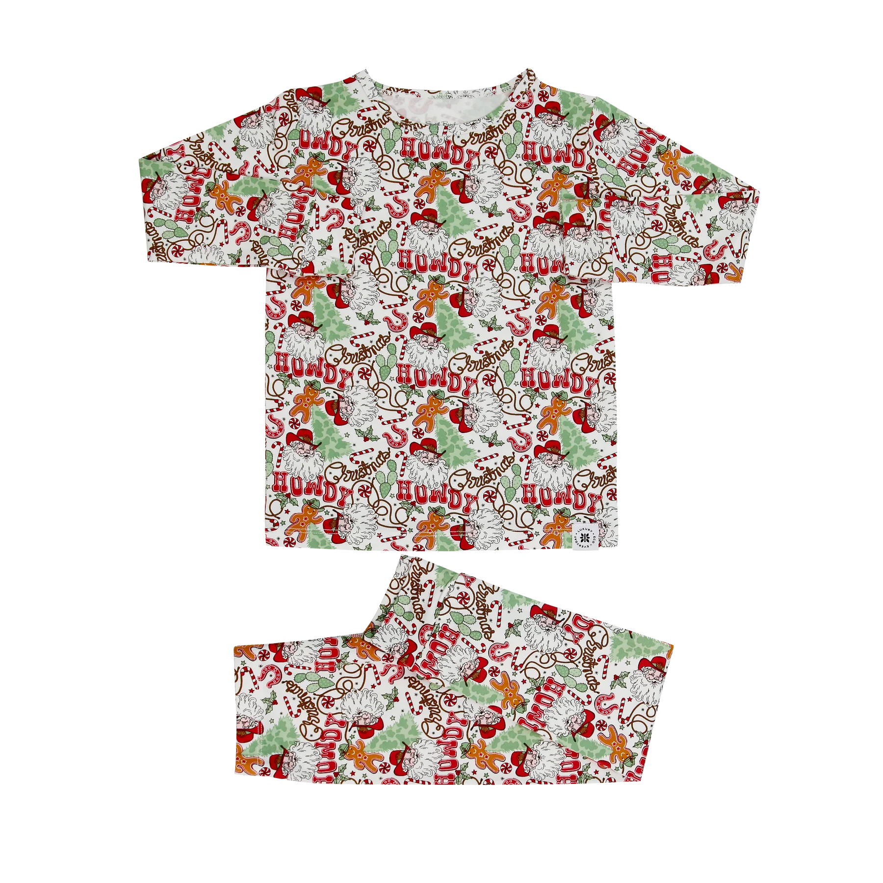 Howdy Santa LS PJ Set