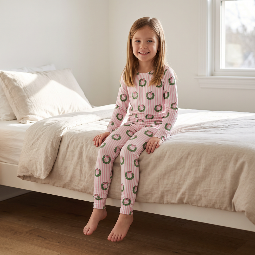 Holiday Wreath PJ Set