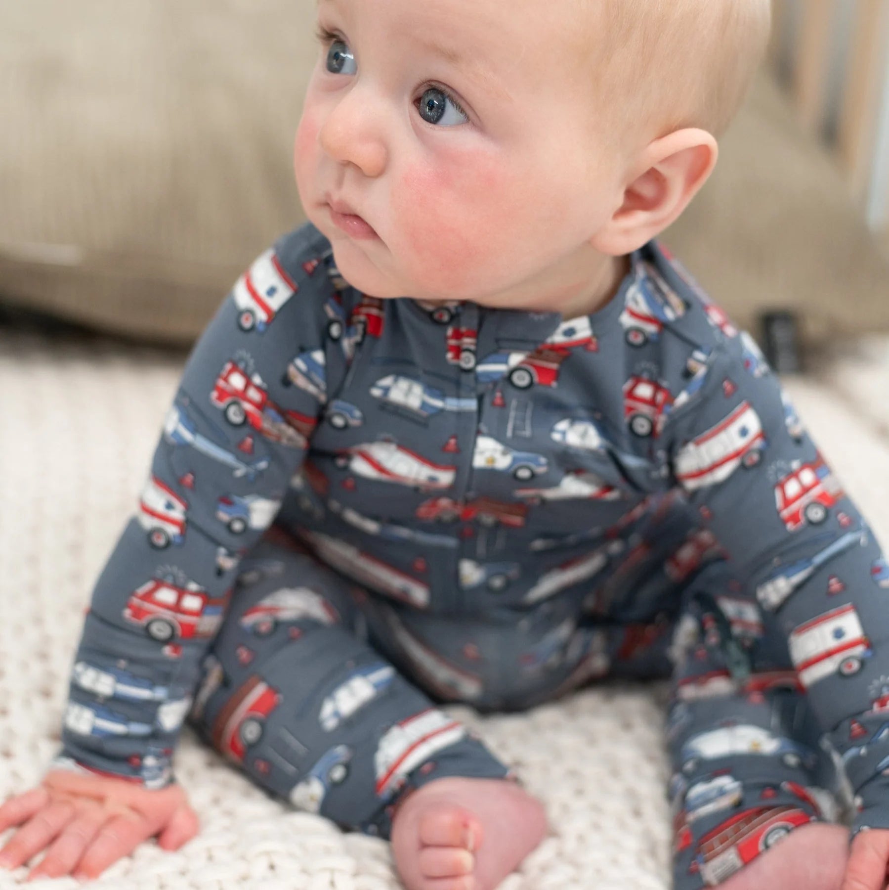 Blue Ironman First Responder Conv Romper