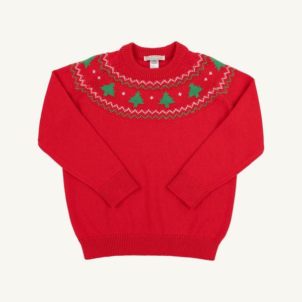 TBBC Isaac's Sweater Fairisle Christmas Trees