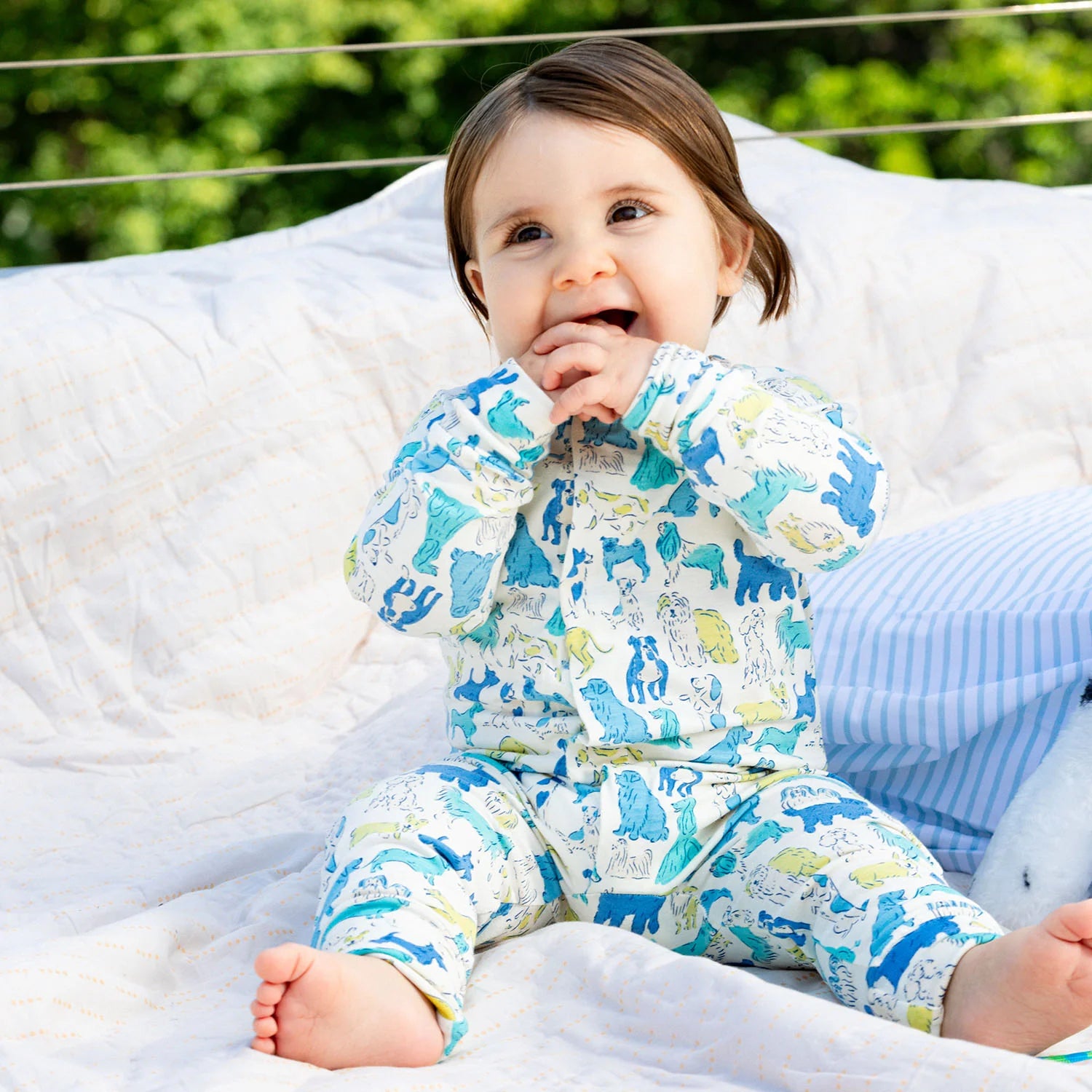 Magnetic Blue It's a Paw-ty Conv Coverall