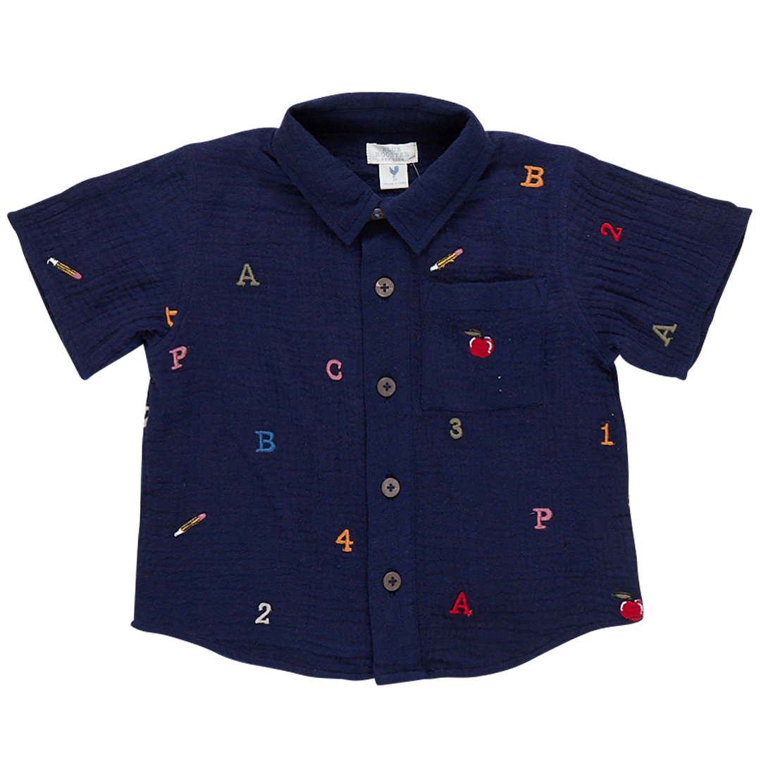 Jack Shirt Alphabet Embroidery