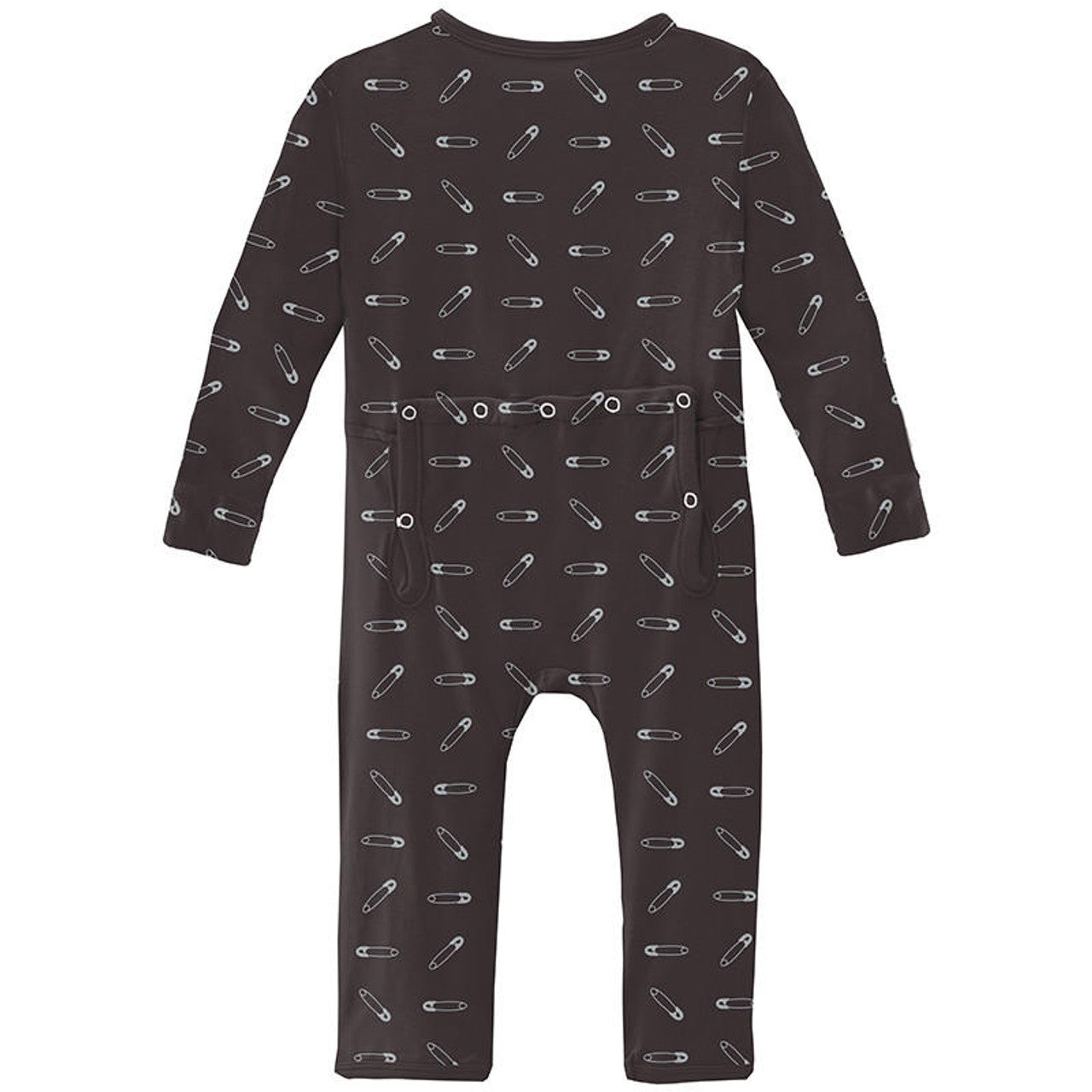 Print Zip Coverall Midnight Safety Pins