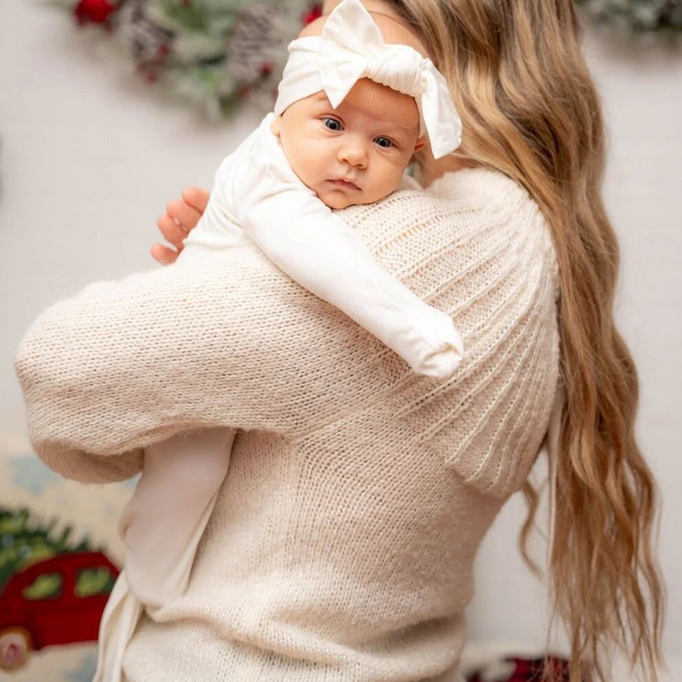 Knotted Gown Whispery White