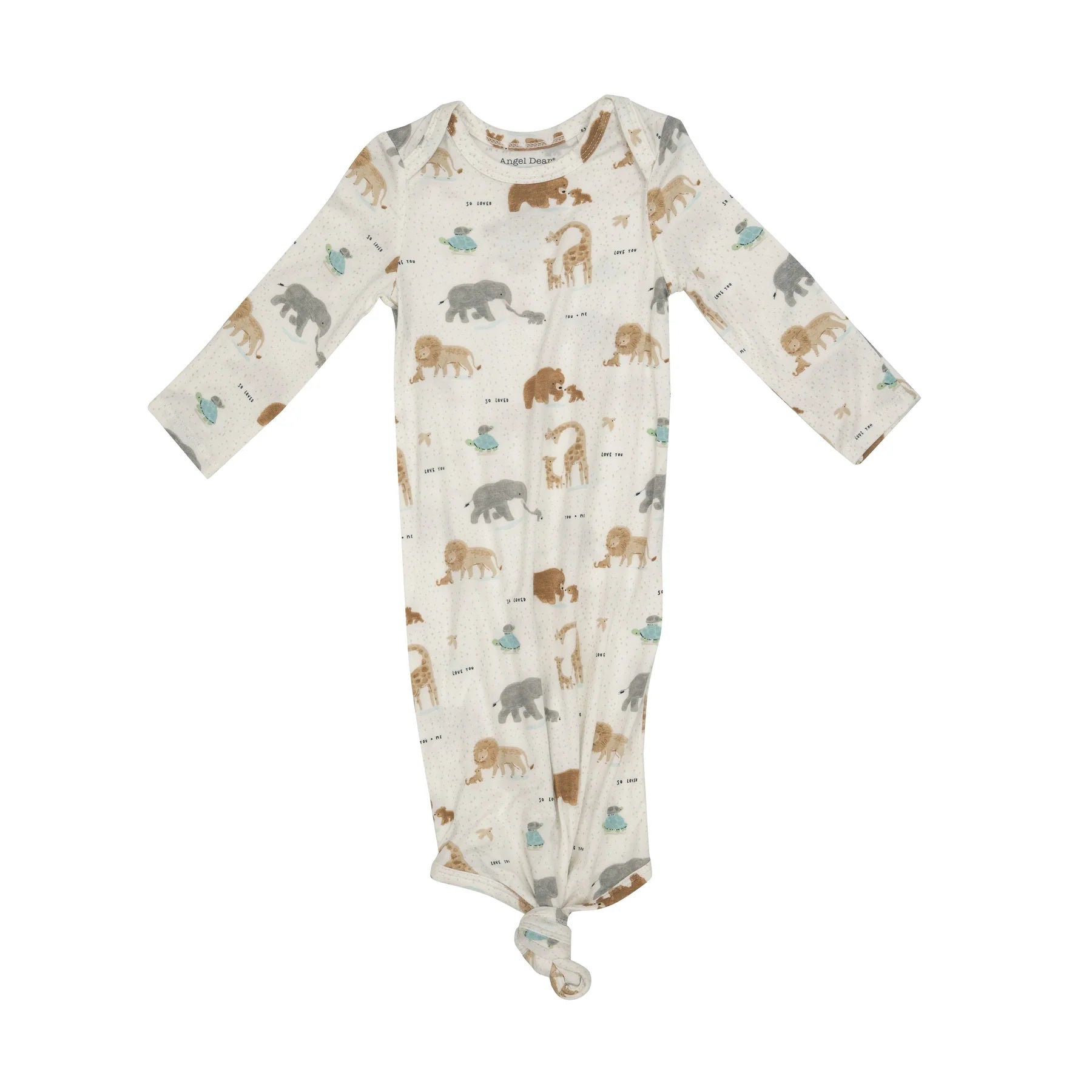 Ivory Safari Welcome to the World Gown 0-3m