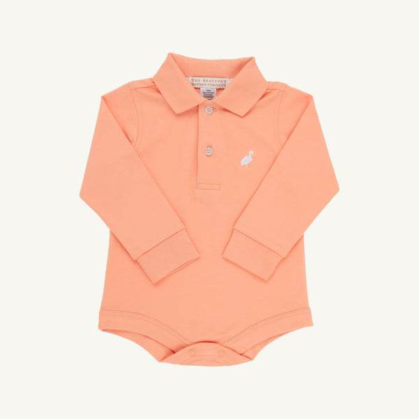 TBBC Prim and Proper Polo LS Seashore Sherbert
