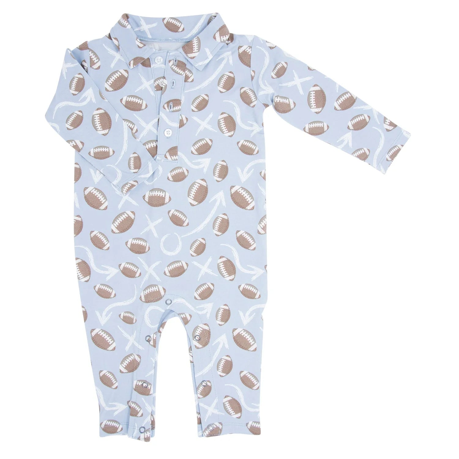 Football Polo Romper