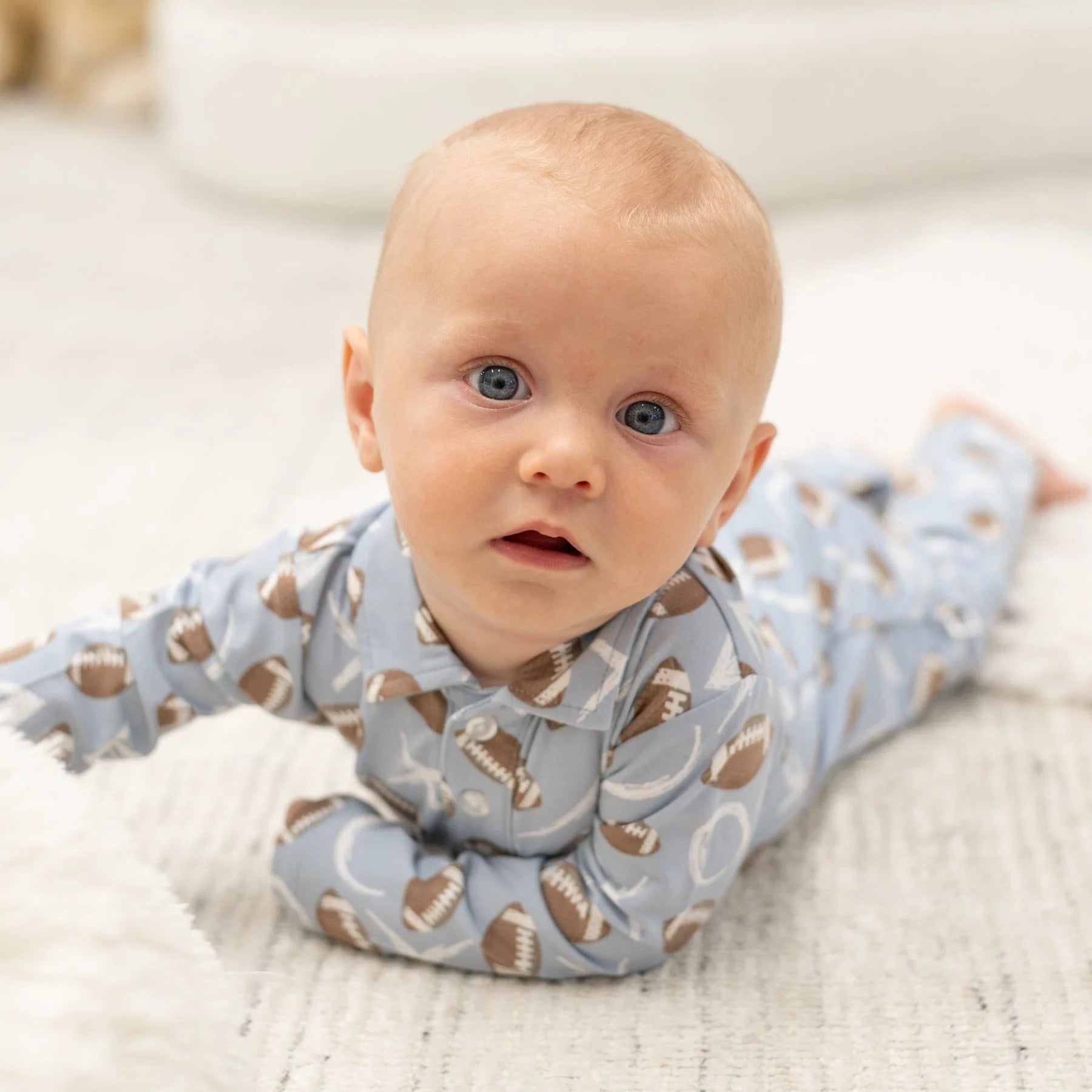 Football Polo Romper