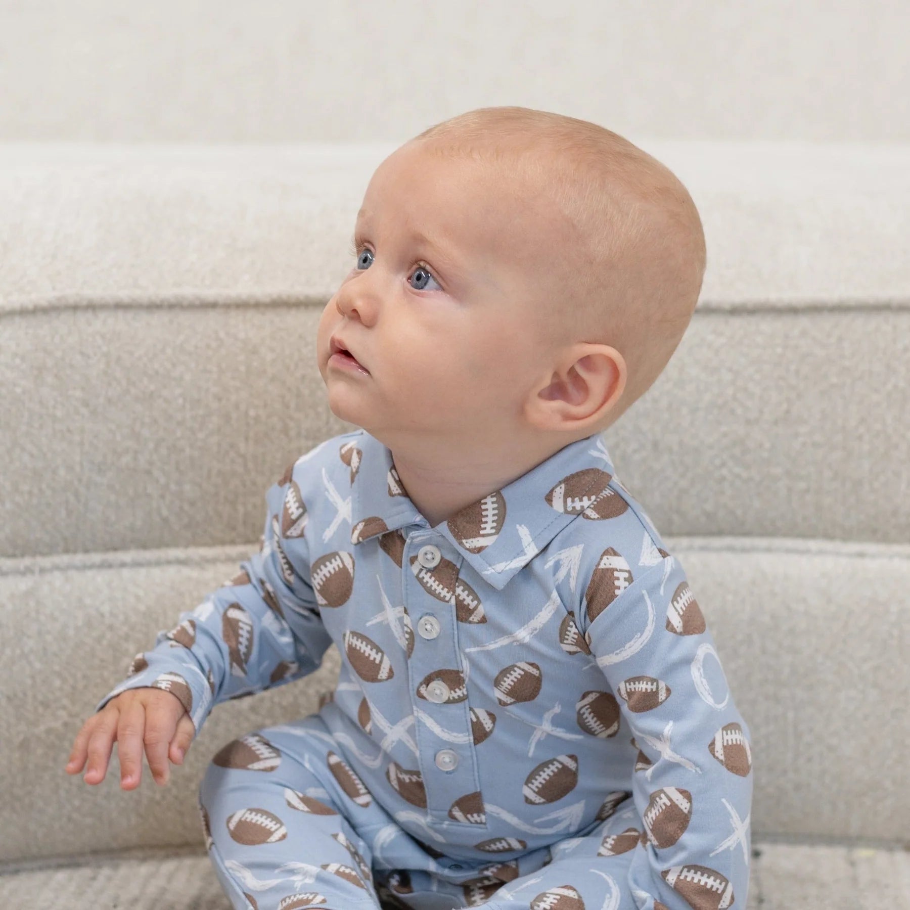 Football Polo Romper