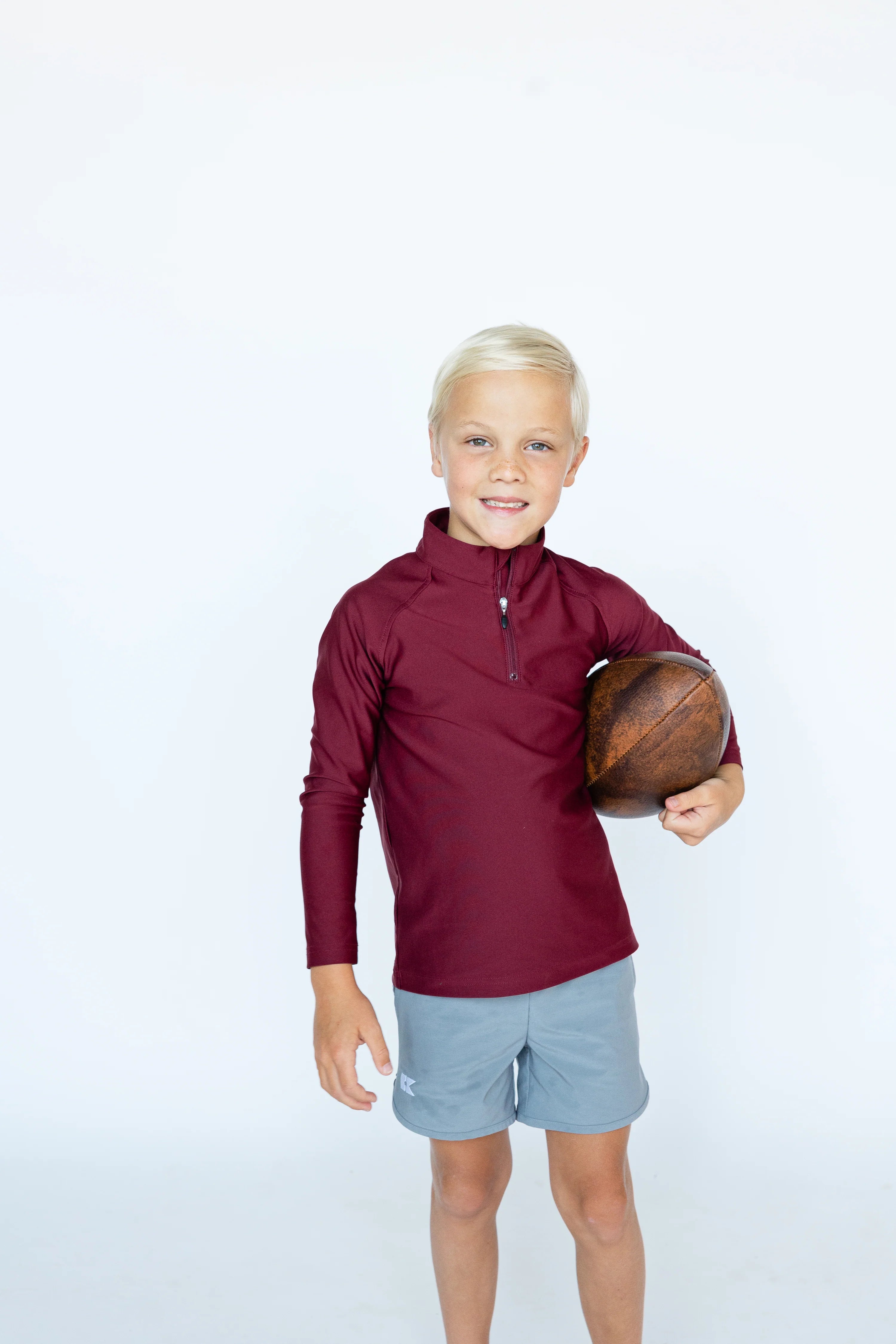 Maroon Half Zip