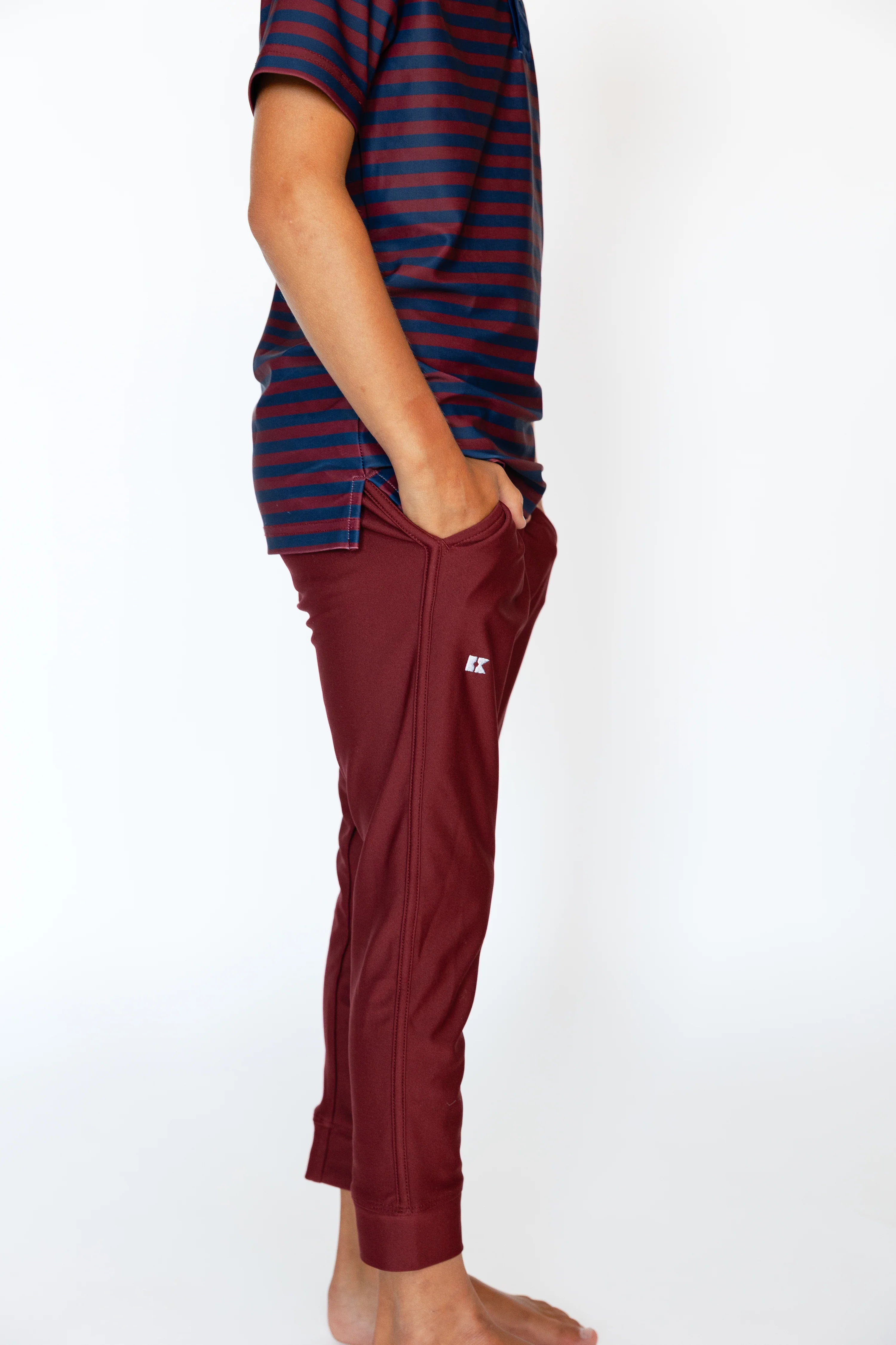 Maroon Warm Up Jogger