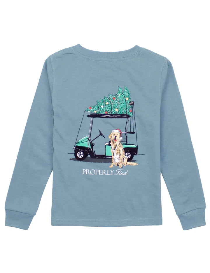 Santa's Caddy LS T-Shirt