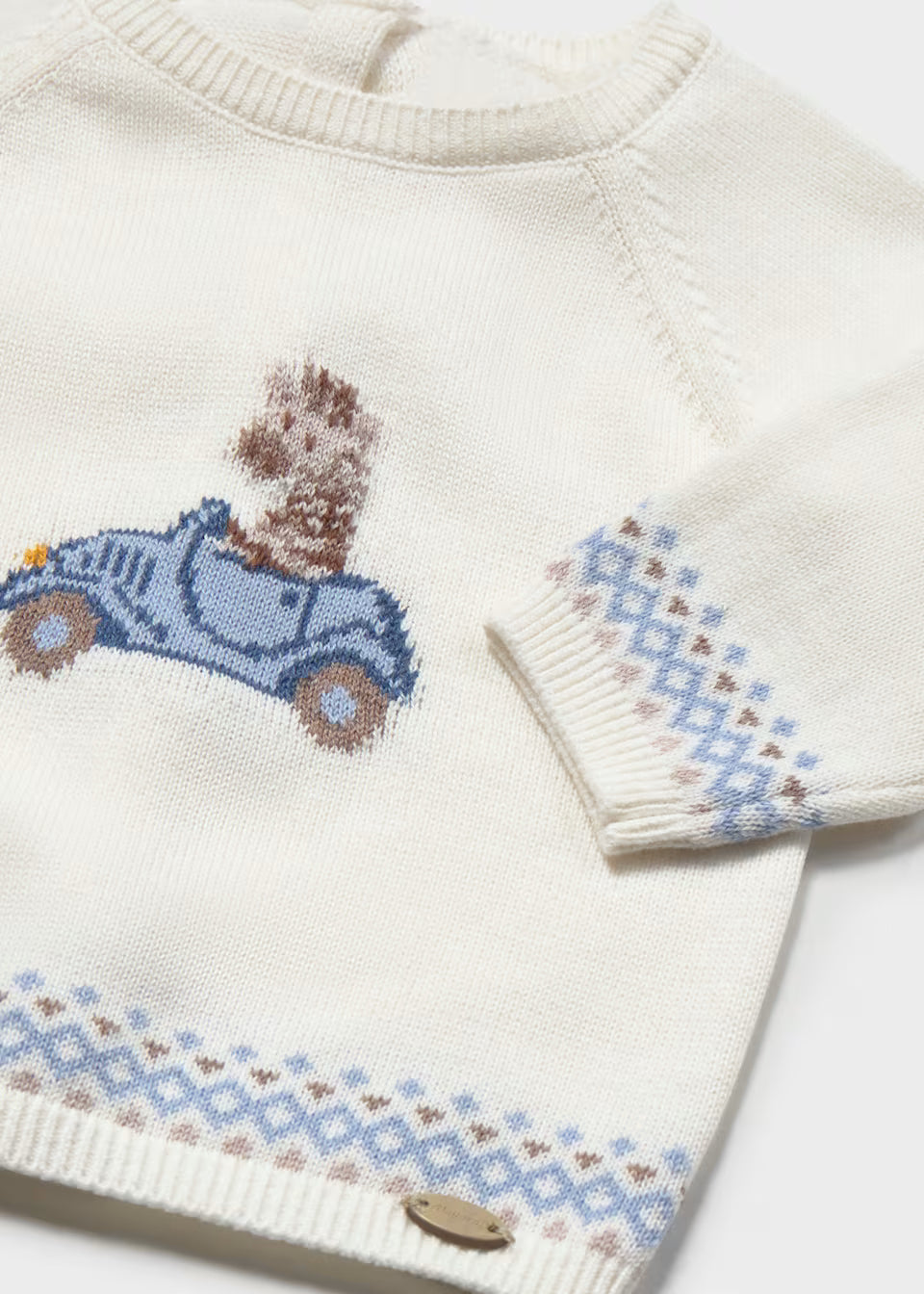 Driving Giraffe Sweater and Shorts Set
