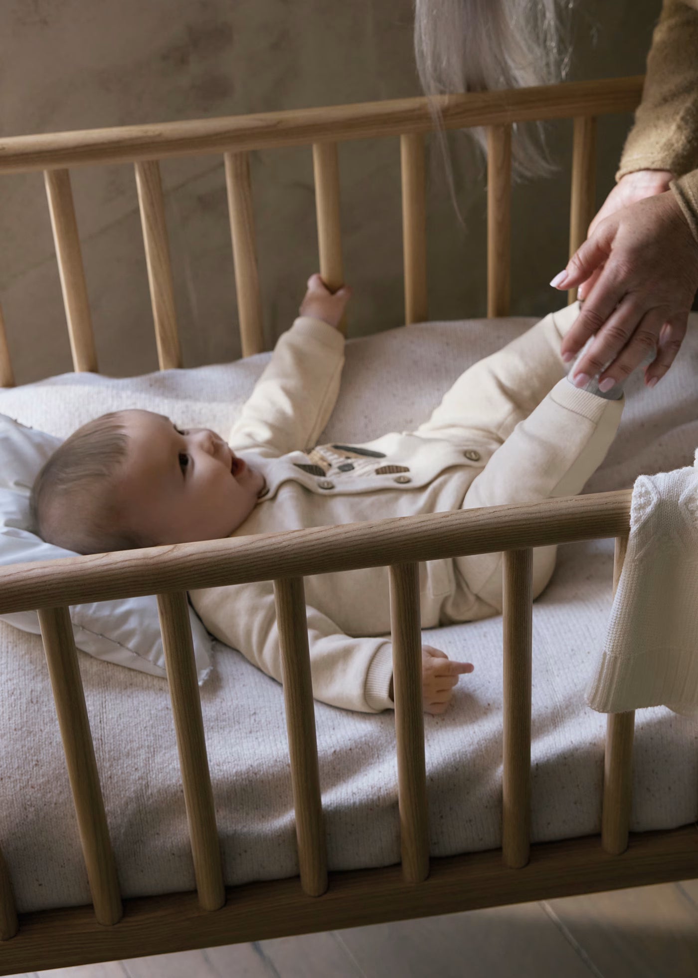 Tan Pocket Puppy Romper (w Tail!)