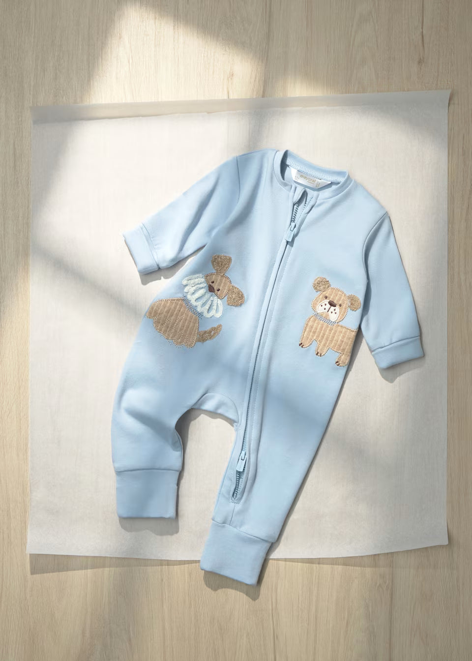 Light Blue Puppy Convertible Coverall