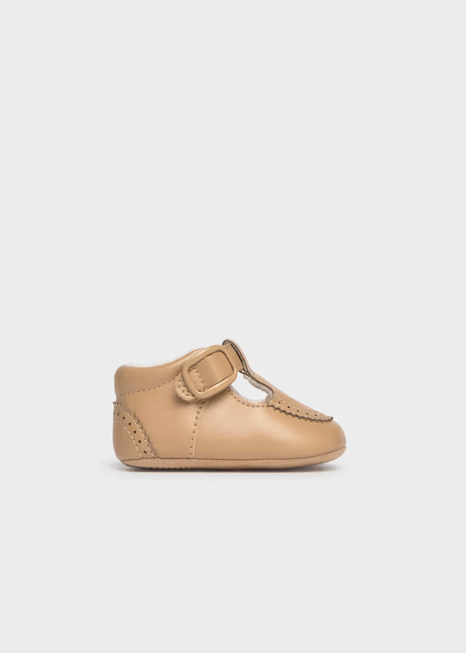 Tan Mary Jane Baby Shoes