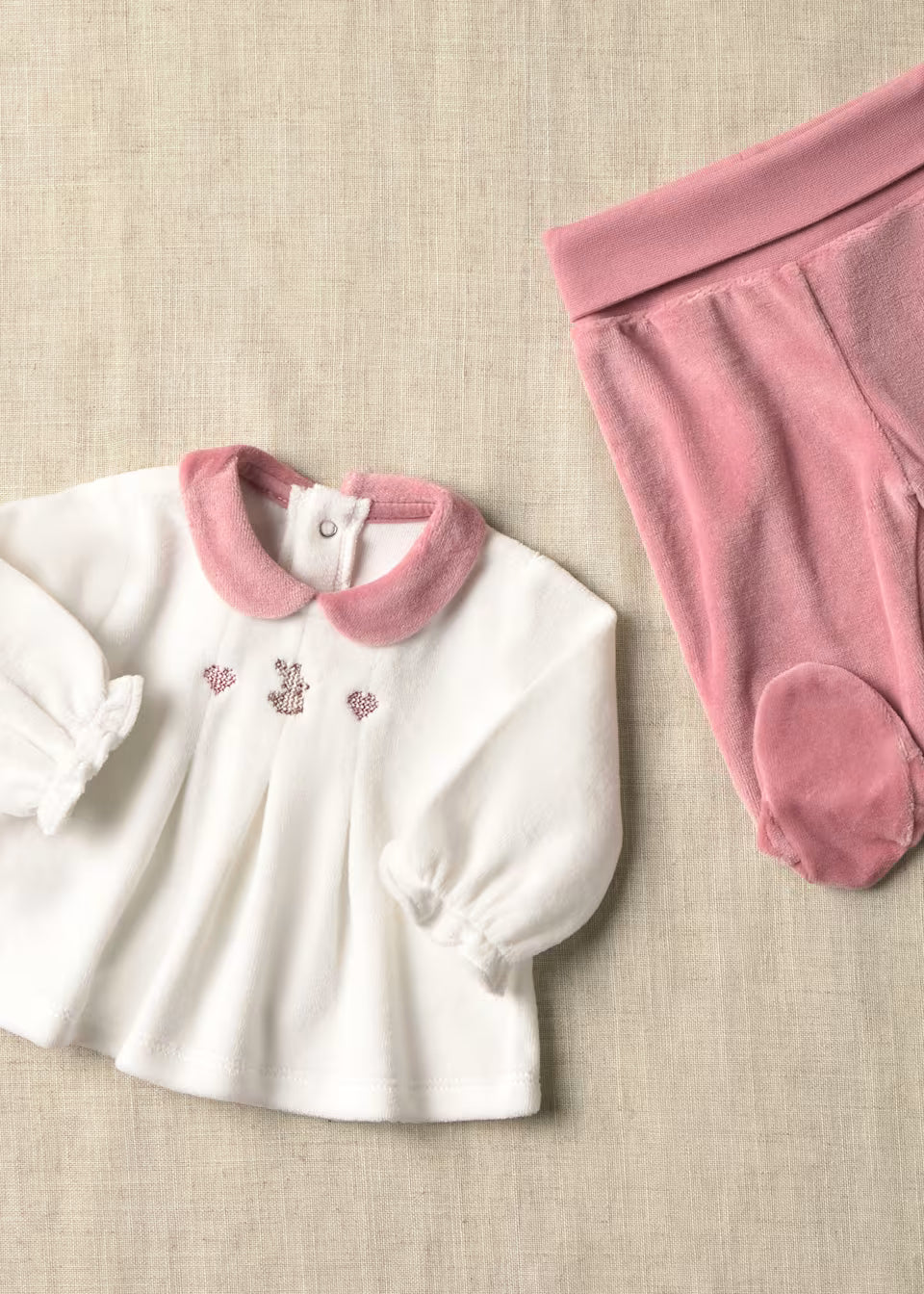 Bunny Velour Set