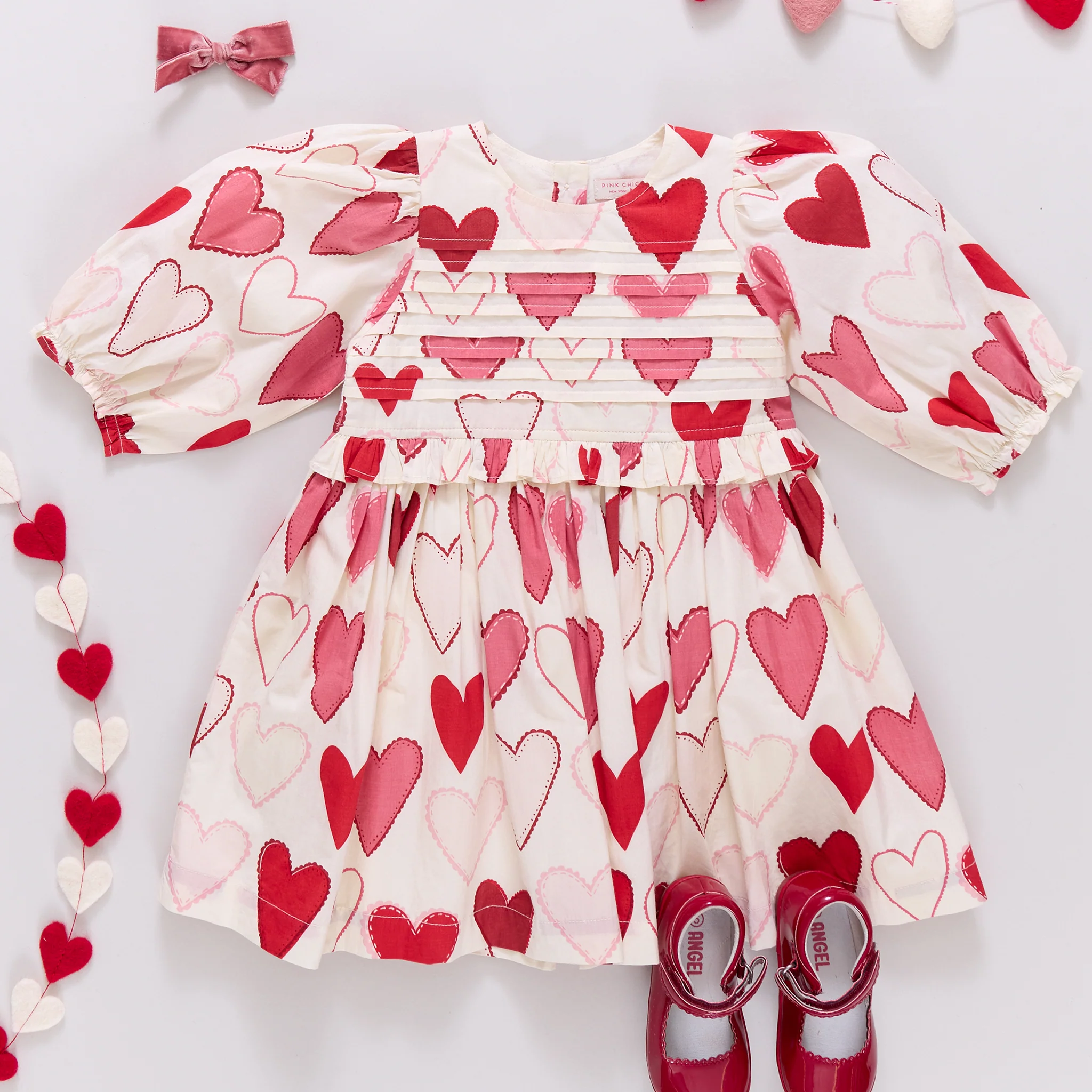 Renee Dress Gradient Hearts