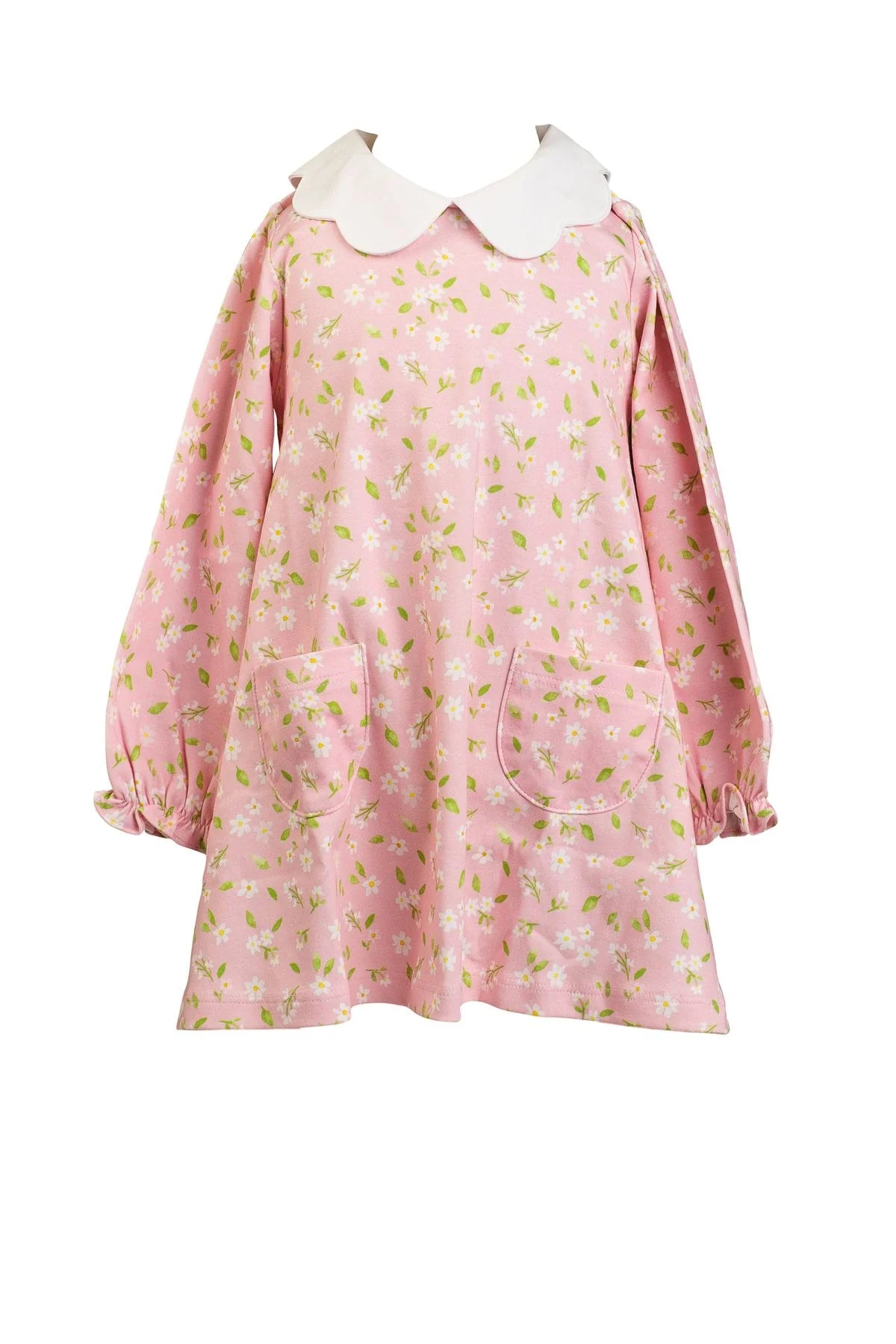 Pink Petal Long Sleeve Dress