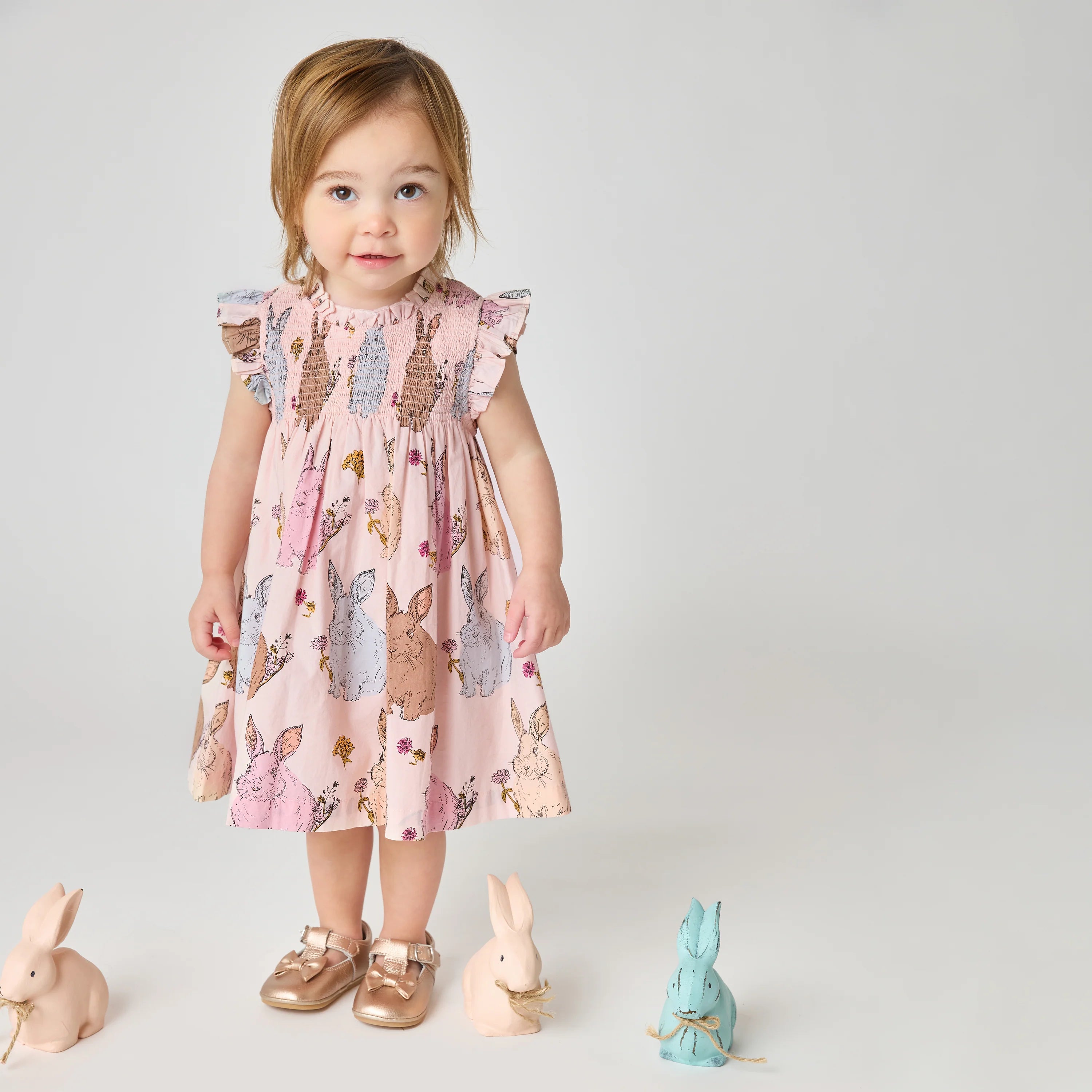Vintage Bunnies Stevie Dress Set