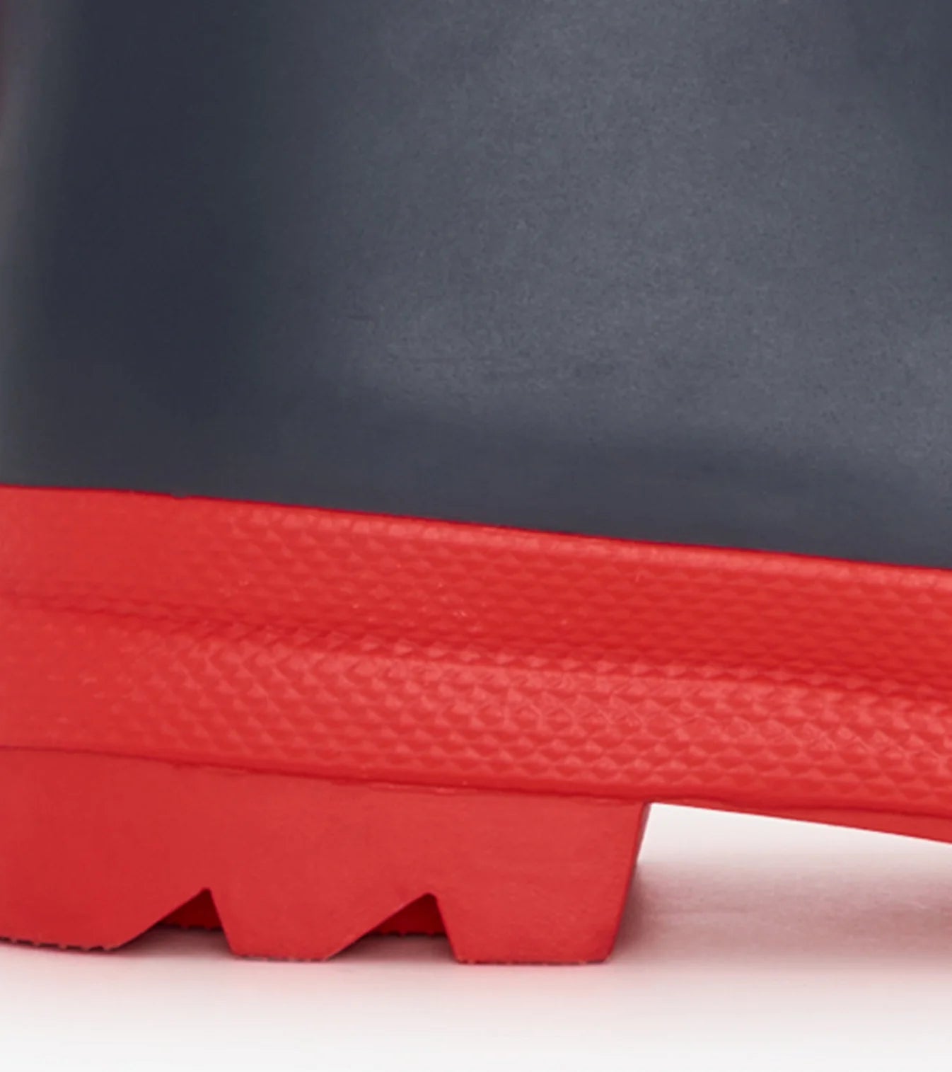 Navy & Red Matte Rain Boots