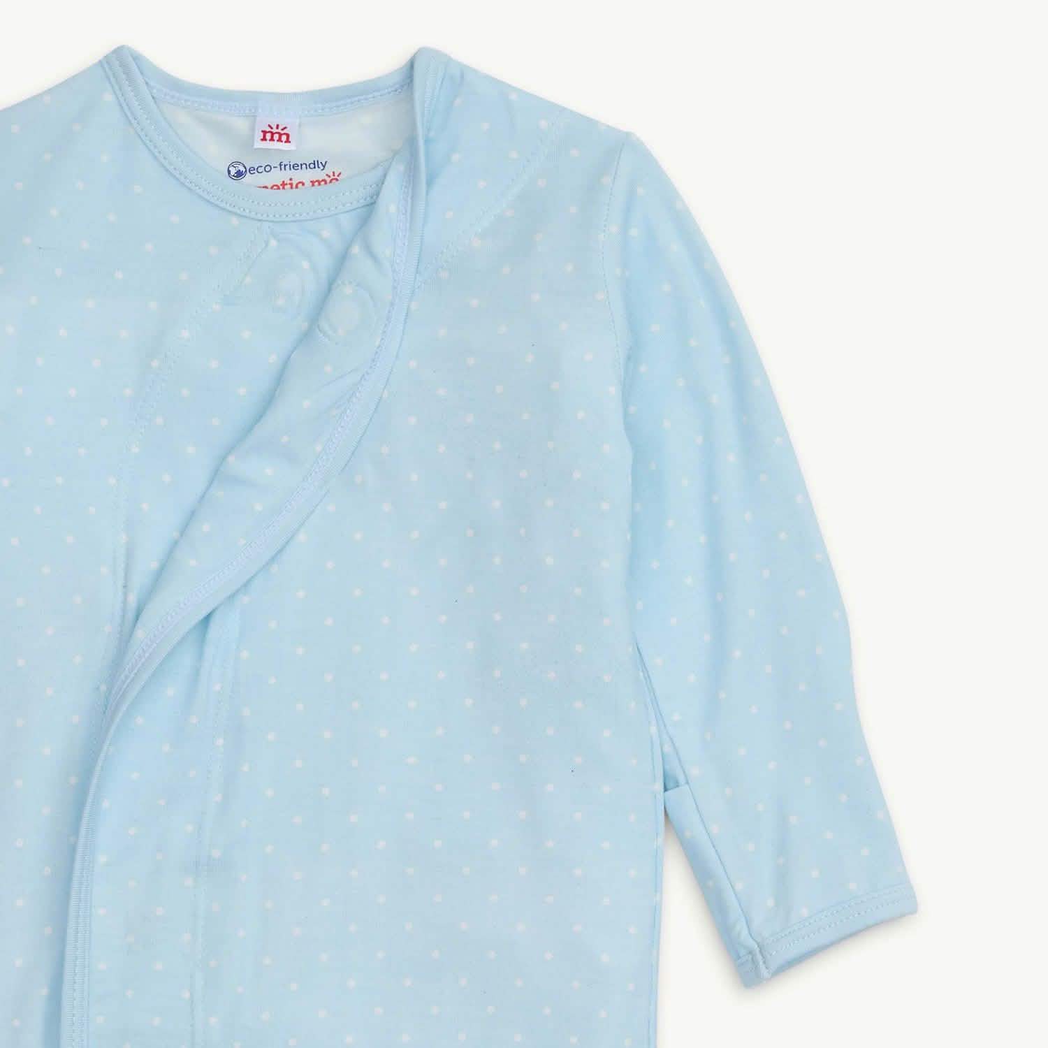 Magnetic Pin Dot Blue Gown and Hat