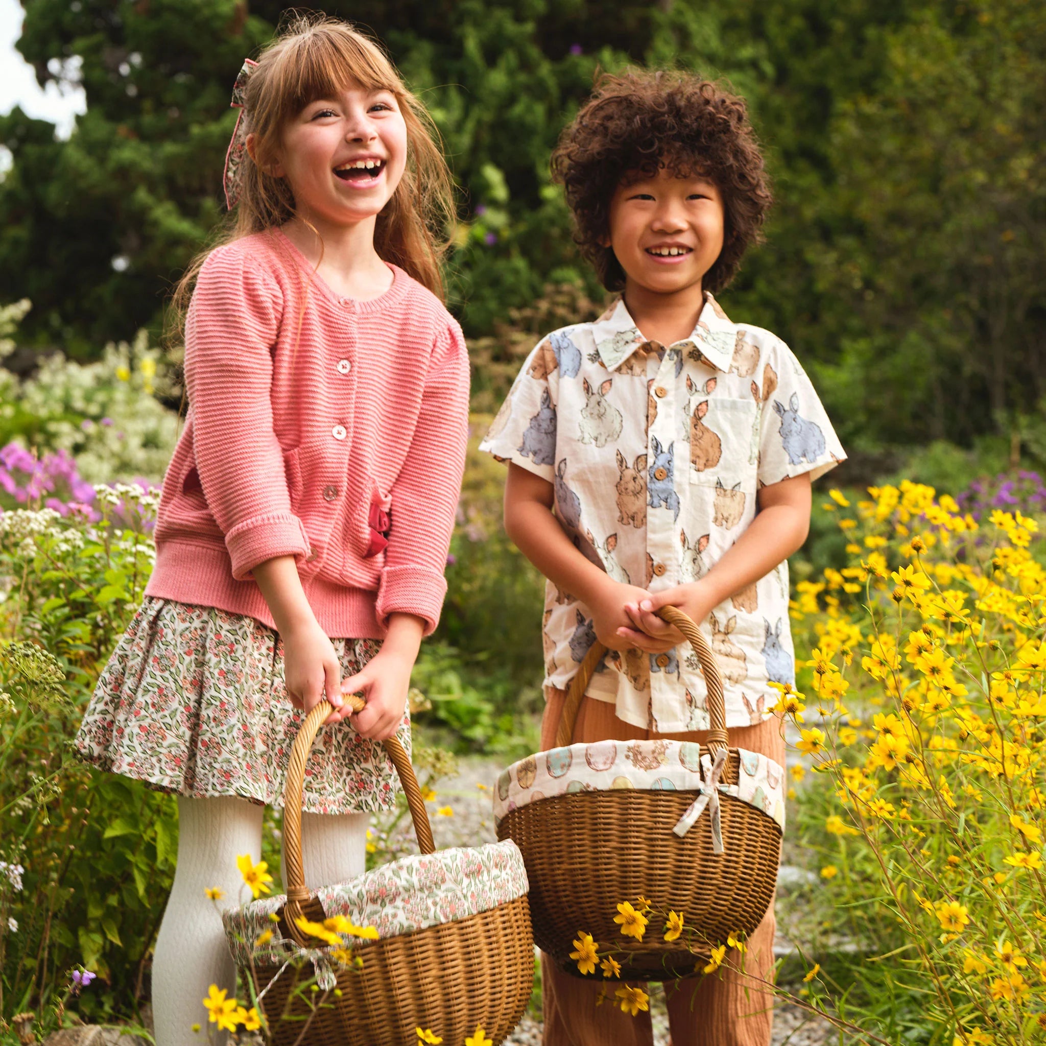 Blue Vintage Bunnies Jack Shirt