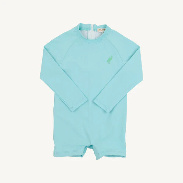 TBBC Price Pool Romper Edisto Egg Blue