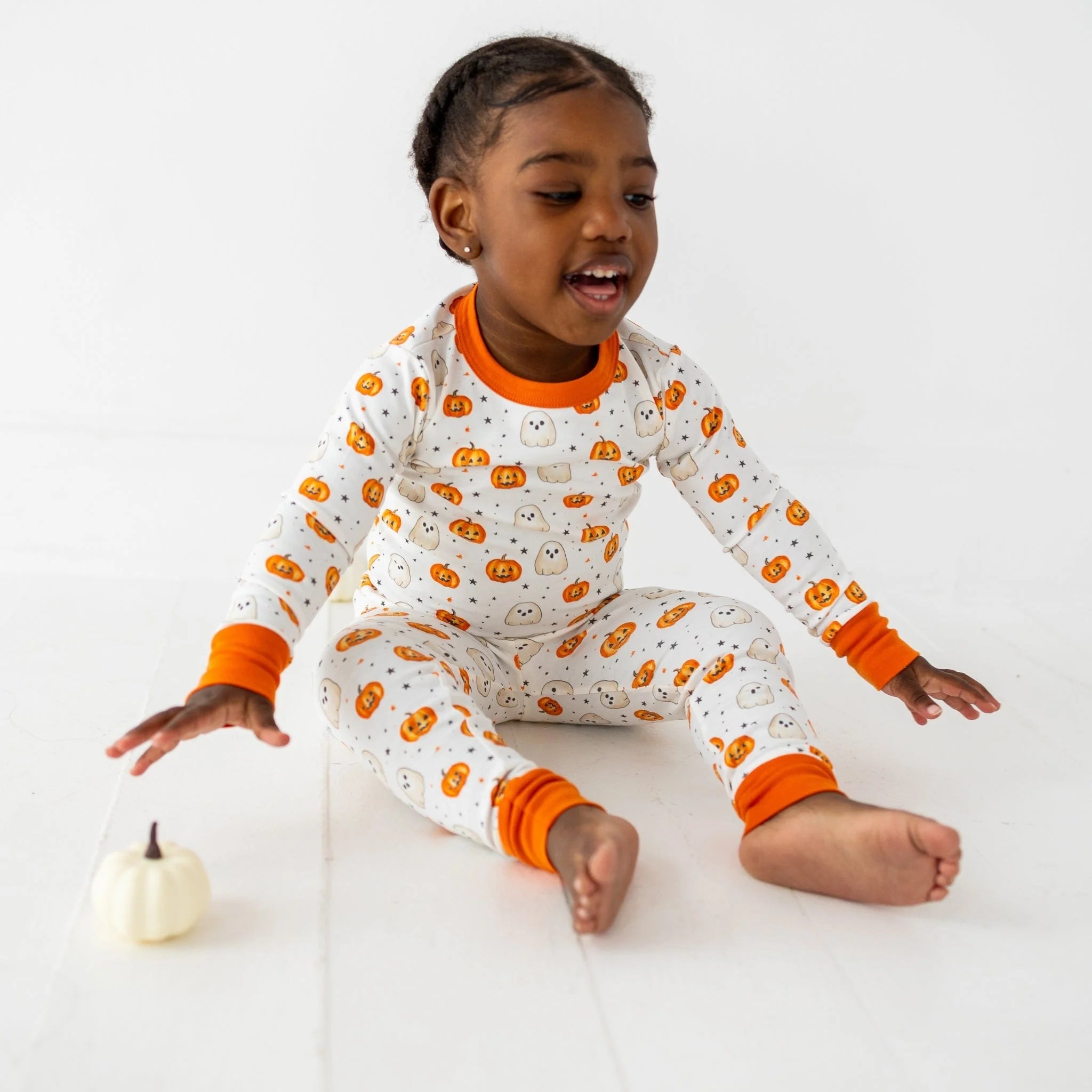 Pumpkin and Boo Long Sleeve PJs