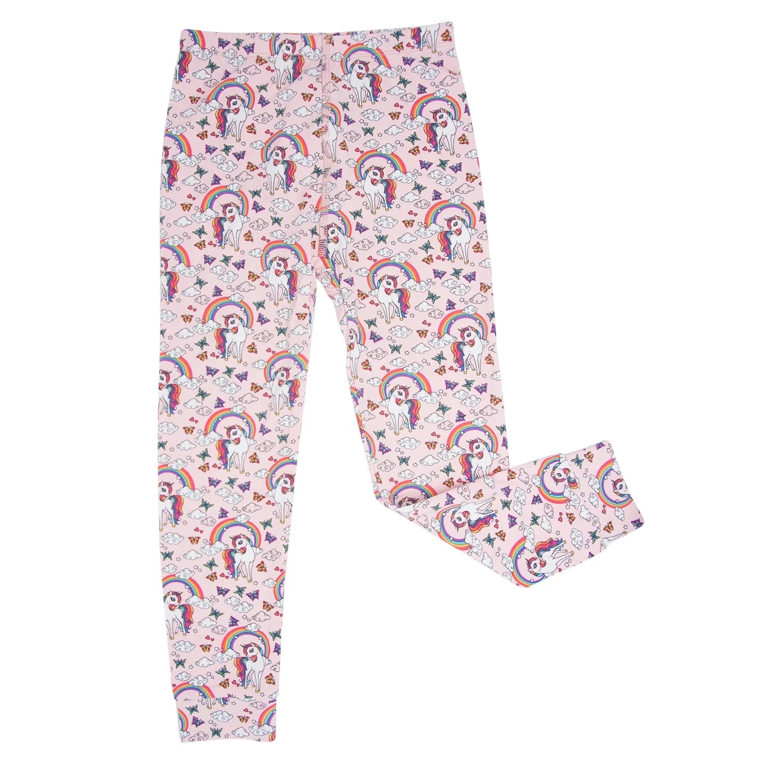 Rainbow Bright Pink Unicorn LS PJ Set